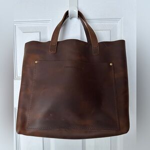 Portland Leather Goods medium crossbody - canyon EUC